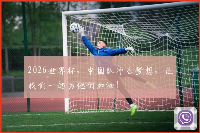 2026世界杯，中国队冲击梦想，让我们一起为他们加油！