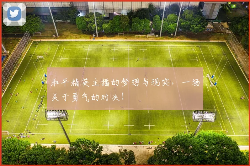 和平精英主播的梦想与现实，一场关于勇气的对决！
